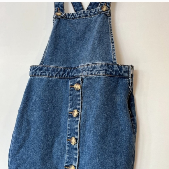 Bershka Jean Denim overall dress - Picture 4 of 11